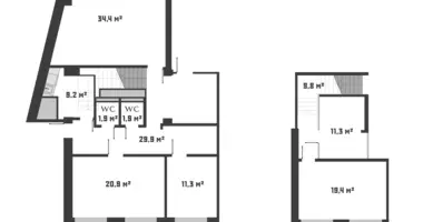 Oficina 150 m² en Moscú, Rusia