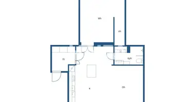 Квартира 2 комнаты в Helsinki sub region, Финляндия