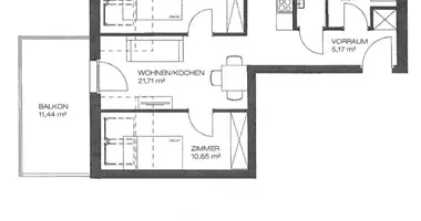Apartamento 3 habitaciones en Viena, Austria