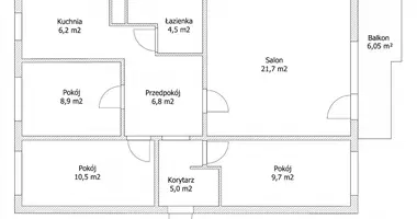 4 room apartment in Murowana Goslina, Poland