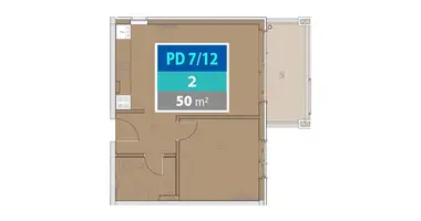Appartement 2 chambres dans Provodina, Monténégro