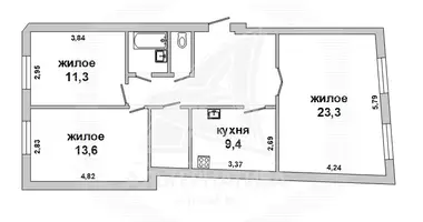 4 room apartment in Brest, Belarus