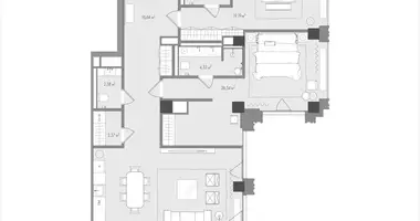 Appartement 2 chambres dans Moscou, Russie