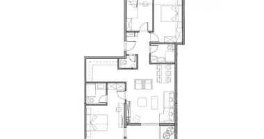 Apartamento 3 habitaciones en Boreti, Montenegro