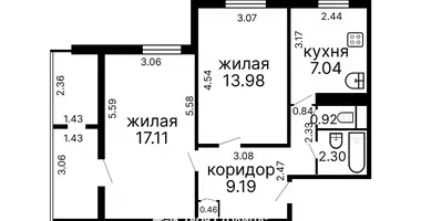 Квартира 2 комнаты в Минск, Беларусь