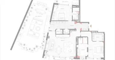 Apartamento 3 habitaciones en Moscú, Rusia