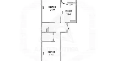 2 room apartment in Brest, Belarus
