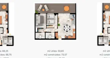 Apartamento 2 habitaciones en Finestrat, Španjolska