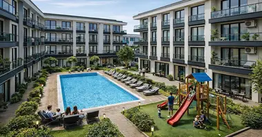 1 bedroom apartment in Çiftlikköy, Turkey