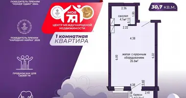 Appartement 1 chambre dans Minsk, Bélarus