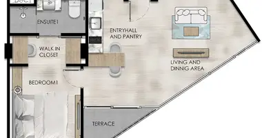 Wohnung 1 zimmer in Rawai, Thailand