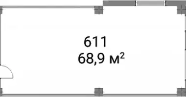Oficina 69 m² en Moscú, Rusia