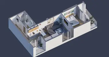 Apartamento 2 habitaciones en Batumi, Georgia