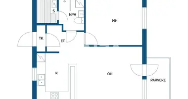 Apartamento en Kotka Hamina sub region, Finlandia