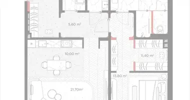 1 room apartment in Moscow, Russia