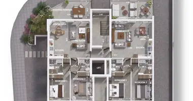 Appartement 2 chambres dans Larnaca, Chypre