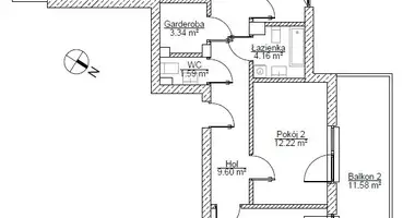 Wohnung 4 zimmer in Warschau, Polen