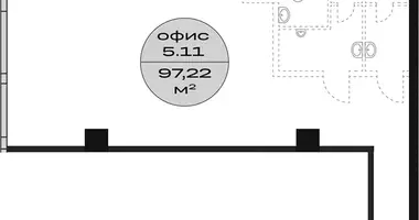 Oficina 97 m² en Moscú, Rusia