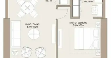 1 bedroom apartment in Dubai, United Arab Emirates