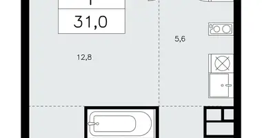 Appartement 1 chambre dans Kommunarka, Russie