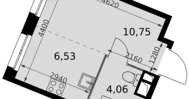 Студия 1 комната в Москва, Россия