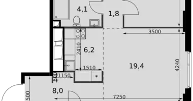 Квартира 4 комнаты в Москва, Россия