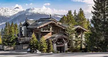 Dom drewniany w stylu górskim 25 pokojów w Crans, Szwajcaria