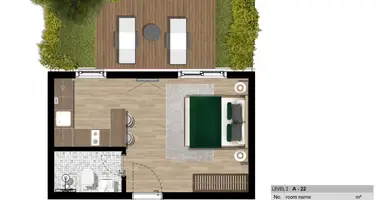 Mieszkanie 1 pokój w Kotor, Czarnogóra