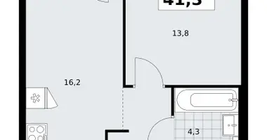 1 room apartment in Troitsk, Russia