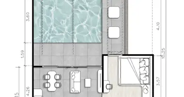 1 room apartment in Kamala, Thailand