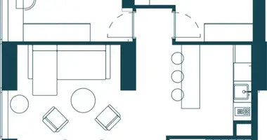 Appartement 2 chambres dans Batoumi, Géorgie