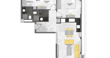 Apartamento 3 habitaciones en Tosmur, Turquía