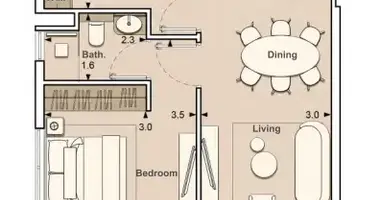 1 bedroom apartment in Dubai, United Arab Emirates