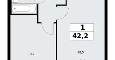 Apartamento 1 habitación en Kommunarka, Rusia