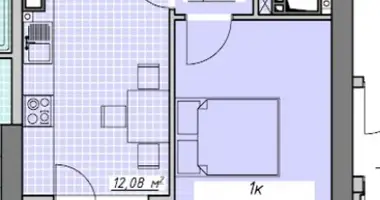 Appartement 1 chambre dans Odessa, Ukraine