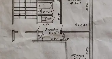 2 room apartment in Muchaviecki sielski Saviet, Belarus