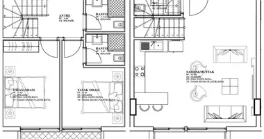 Apartamento 3 habitaciones en Gazipasa, Turquía