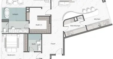 Apartamento 1 habitación en Ras al-Jaima, Emiratos Árabes Unidos