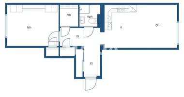 Apartamento 2 habitaciones en Helsinki sub region, Finlandia