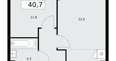 Wohnung 2 zimmer in Kommunarka, Russland