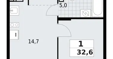 Appartement 1 chambre dans Krasnoye Selo, Russie