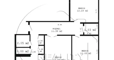 Appartement 3 chambres dans Brest, Bélarus