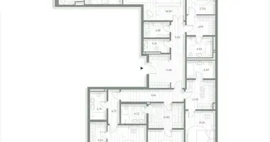 Appartement 4 chambres dans Moscou, Russie