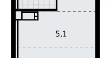 Mieszkanie 1 pokój w Krasnoye Selo, Rosja