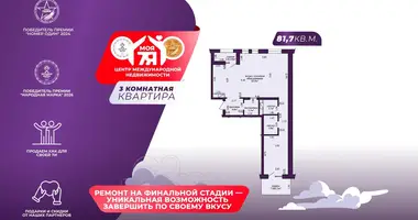 3 room apartment in Minsk, Belarus