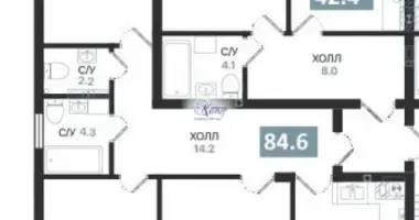 Appartement 3 chambres dans Baltiysk, Russie