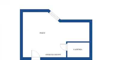 Mieszkanie 1 pokój w Warszawa, Polska