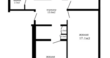 4 room apartment in Minsk, Belarus