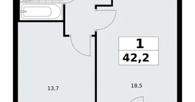 Mieszkanie 1 pokój w Kommunarka, Rosja