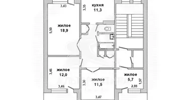 4 room apartment in Vidamlia, Belarus